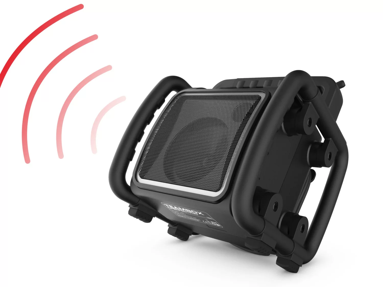 PerfectPro TEAMBOX TBX2 Bouwradio - FM RDS - DAB  - Bluetooth - AUX In - Oplaadbaar (ingebouwde Lithium accu)