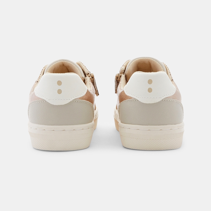 Baskets street brillantes jaunes fille