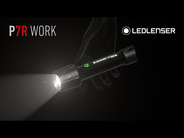 Ledlenser P7R Work 3,7V accu LED zaklamp - oplaadbaar - IP68 - 1200lm