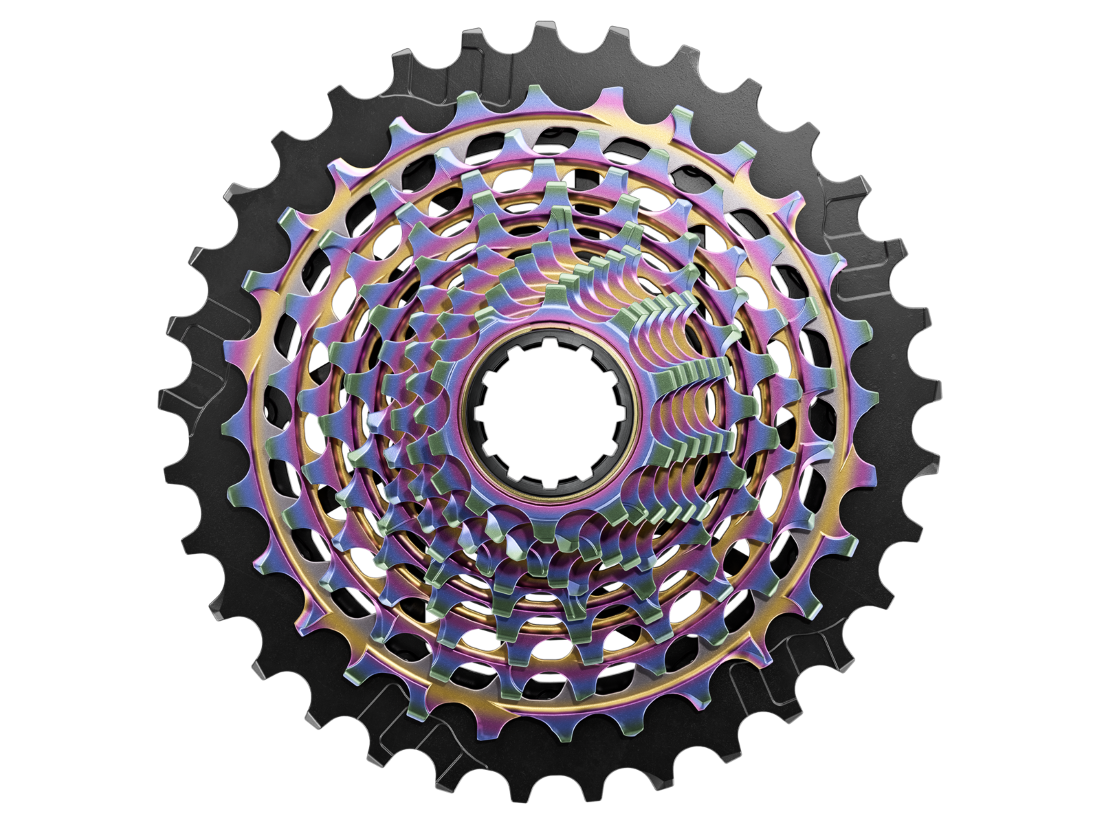 SRAM RED eTap AXS XG-1290 E1 kassette 12 Speed 10-33T Rainbow