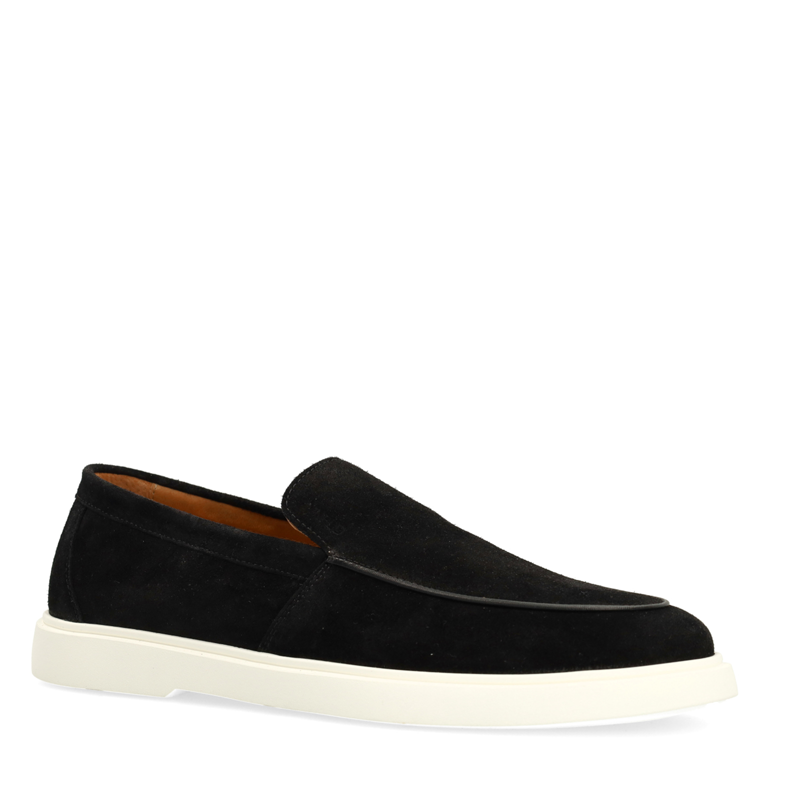 Zwarte suède loafers