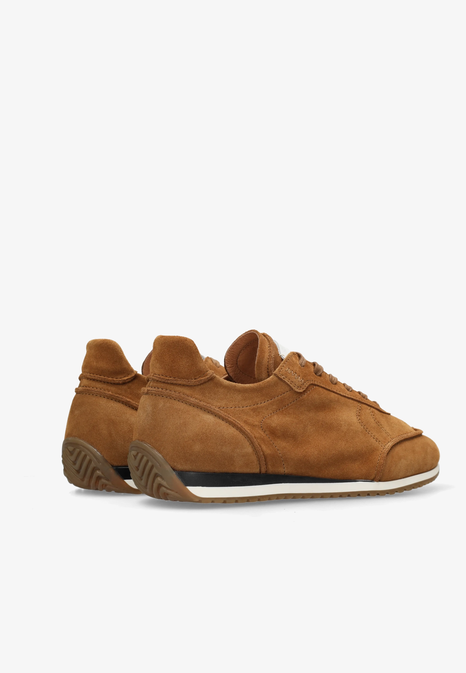 TAYA BASE Sneaker suede Cognac