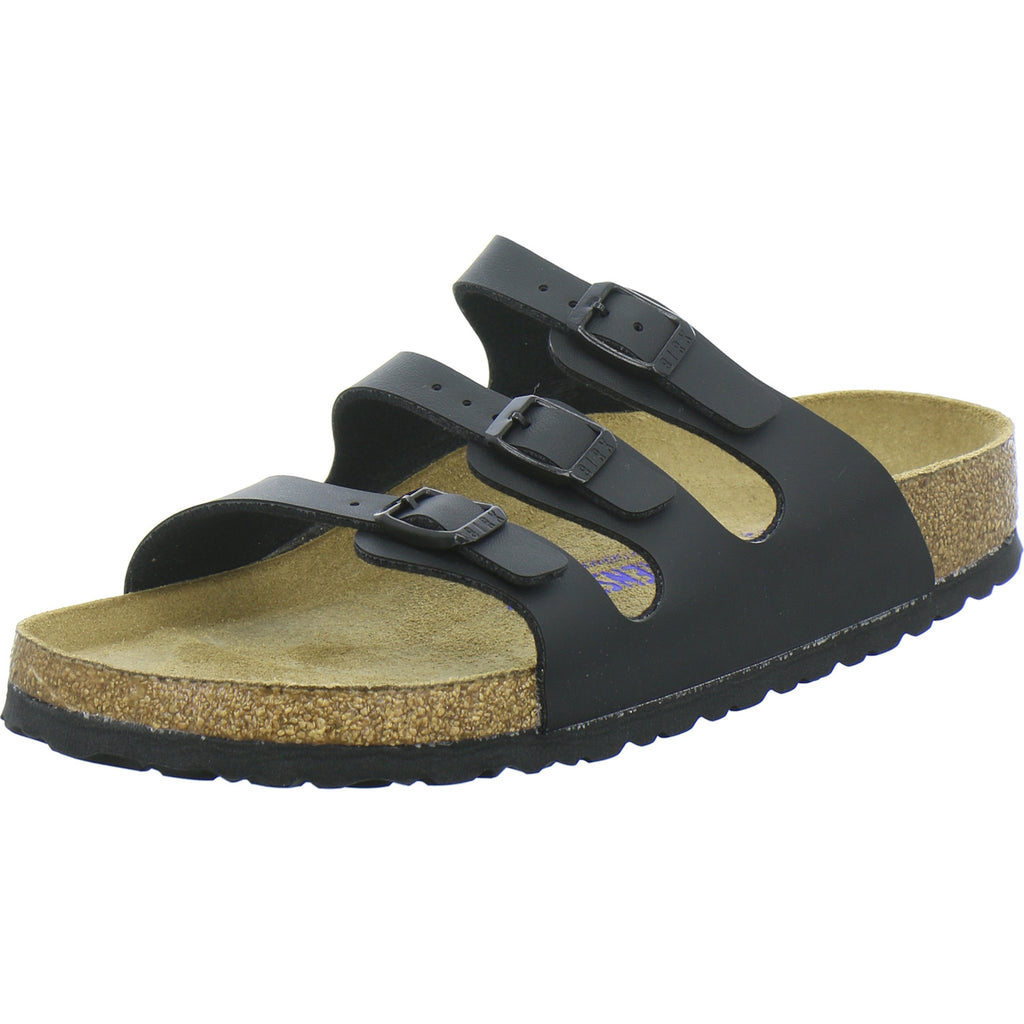 Birkenstock Pantoletten Damen Florida Schwarz