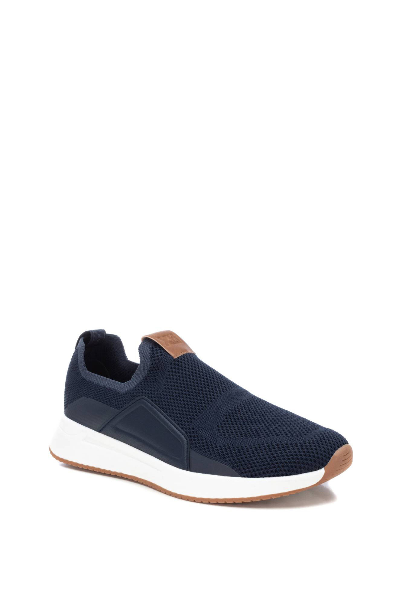 Tênis Xti em tecido combinado - azul marinho