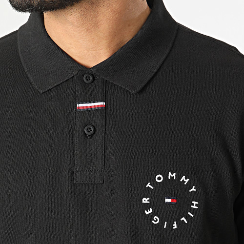Polo Manches Courtes Roundall Corp Logo Regular 1375 Noir