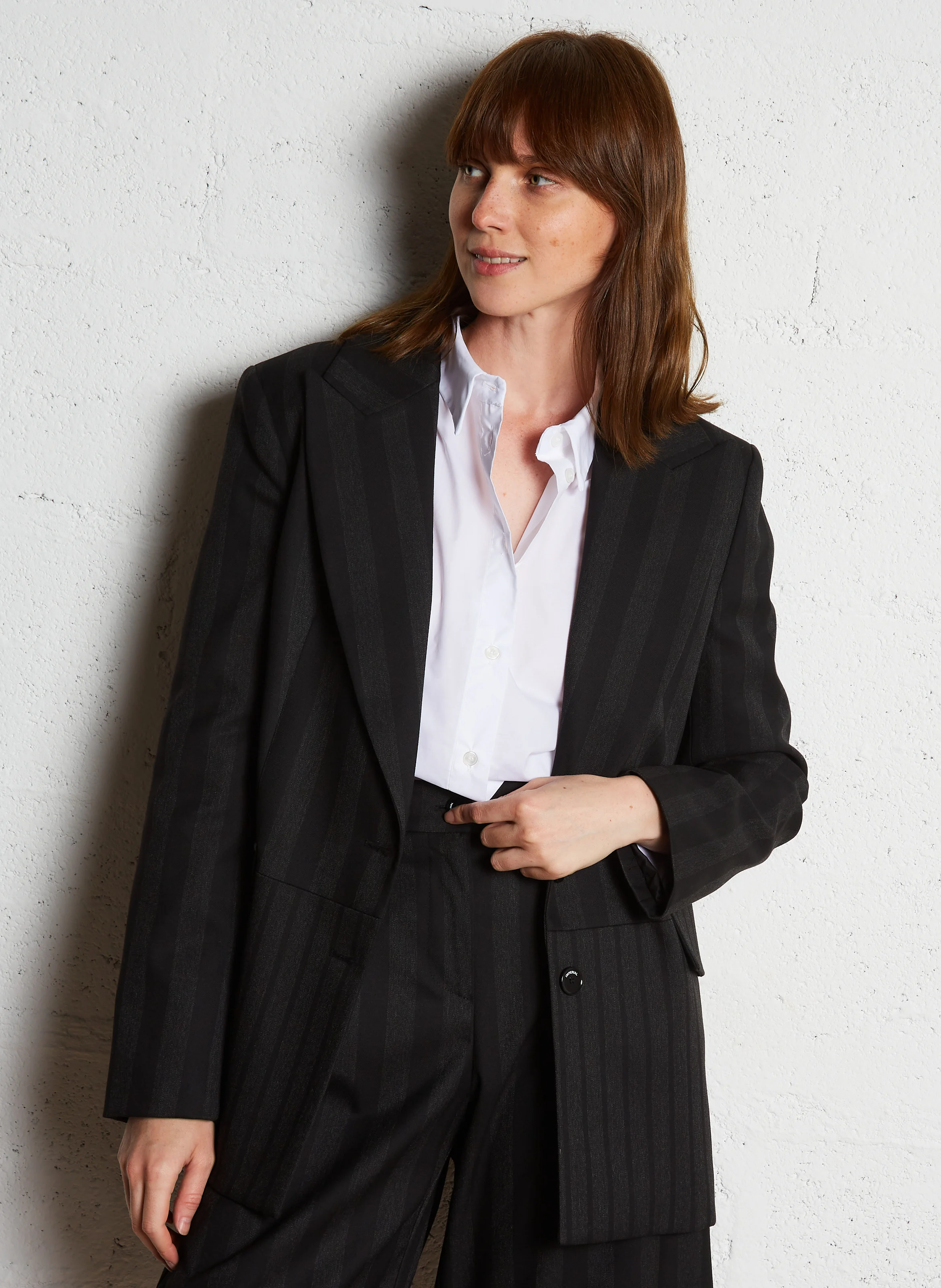 Blazer col tailleur | Noir