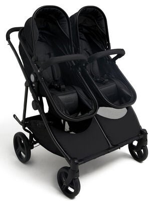 Beemoo Move Twin 2-in-1 Søskenvogn, Black
