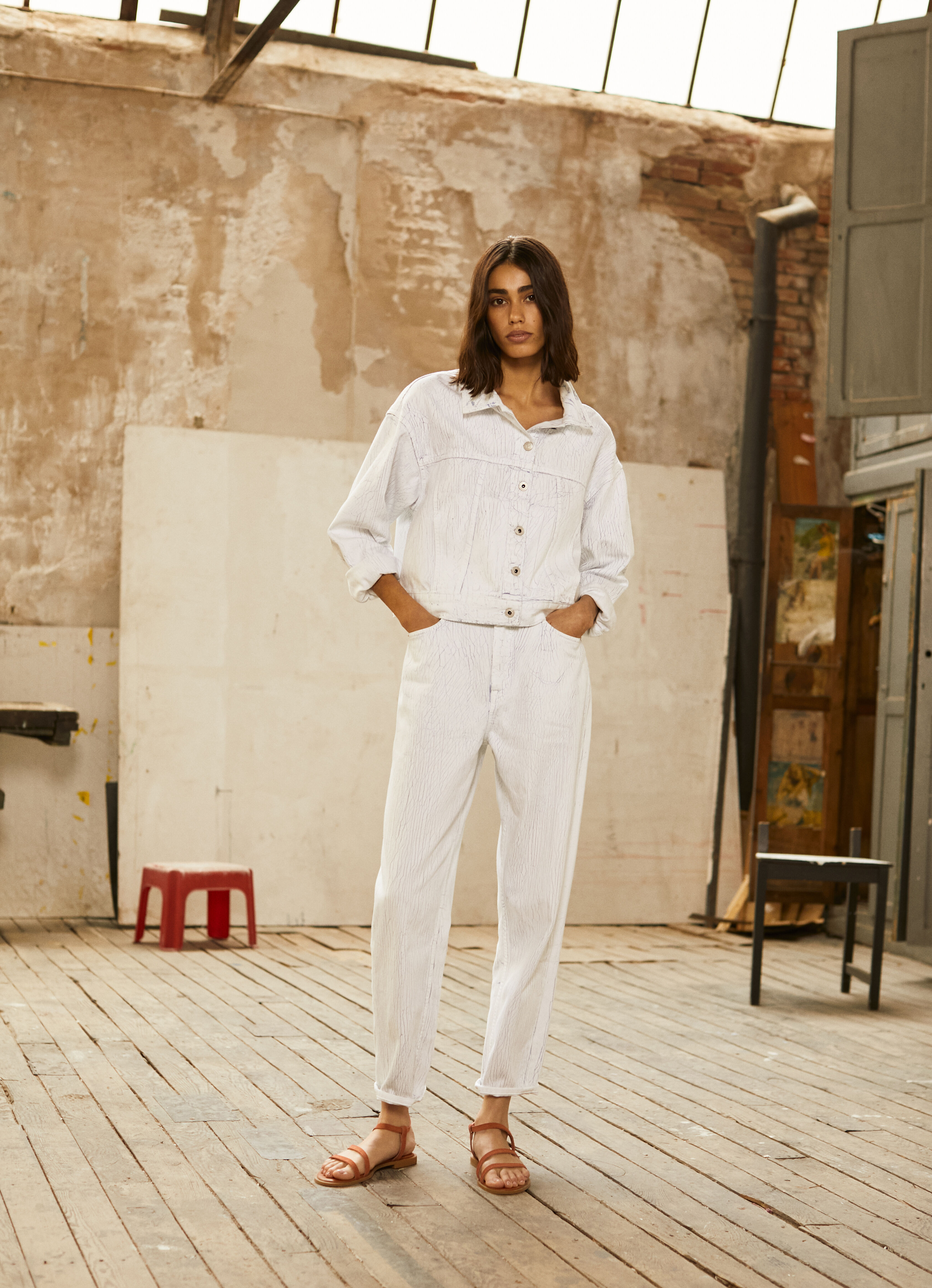Calça jeans Willow Fit Taper Tiro Alto - jeans