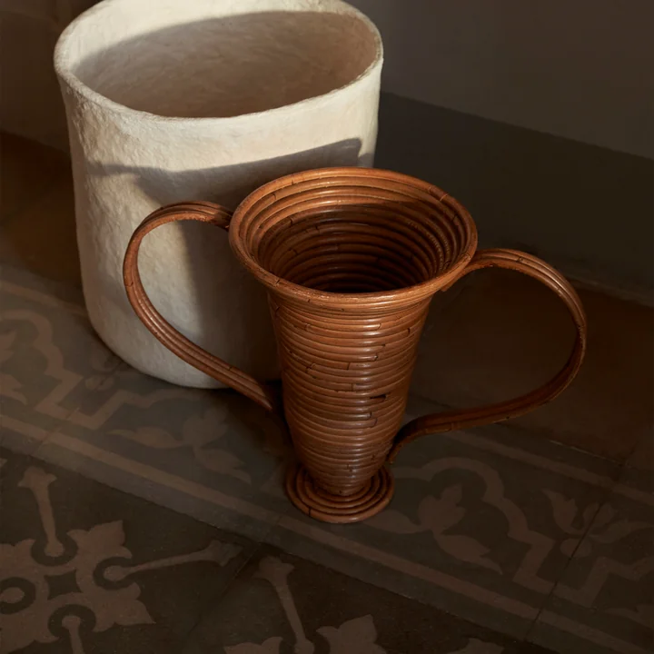 Ferm Living - Amphora Vase, H 41 cm, natürlich gebeizt