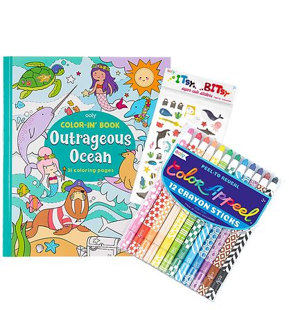 Ooly Farves?t - Giftables - Outrageous Ocean Coloring Pack