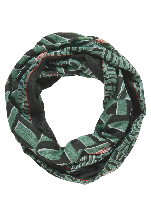 Modal Print Loop - raw salvia green