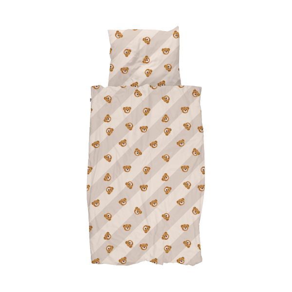 Snurk Teddy Dekbedovertrek – 140 x 200/220 cm – Beige