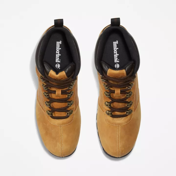Bota Splitrock Nubuck Mid Hiker Masculina na cor Amarela