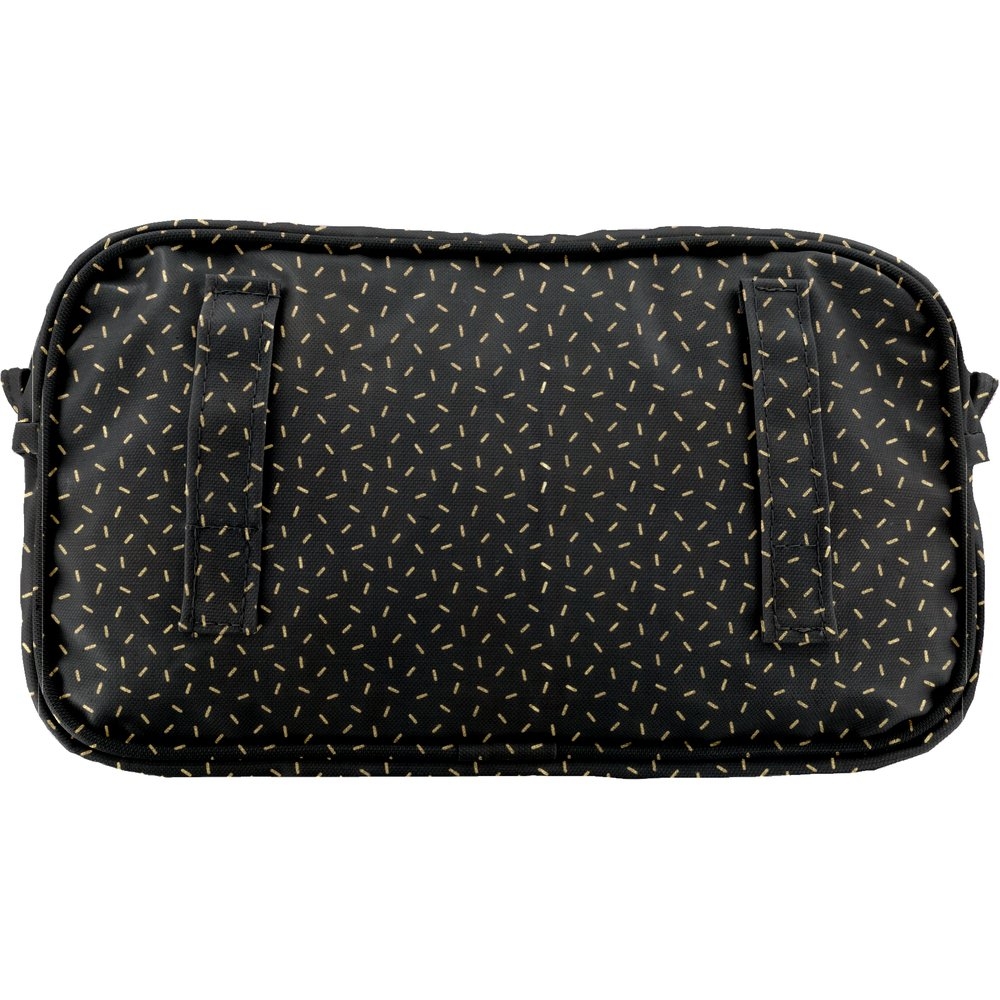 Pochette Banane Paille Dorée Noir