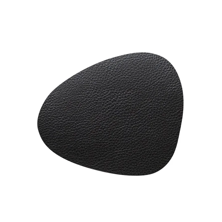 Lind DNA - Glasuntersetzer Curve, Serene schwarz