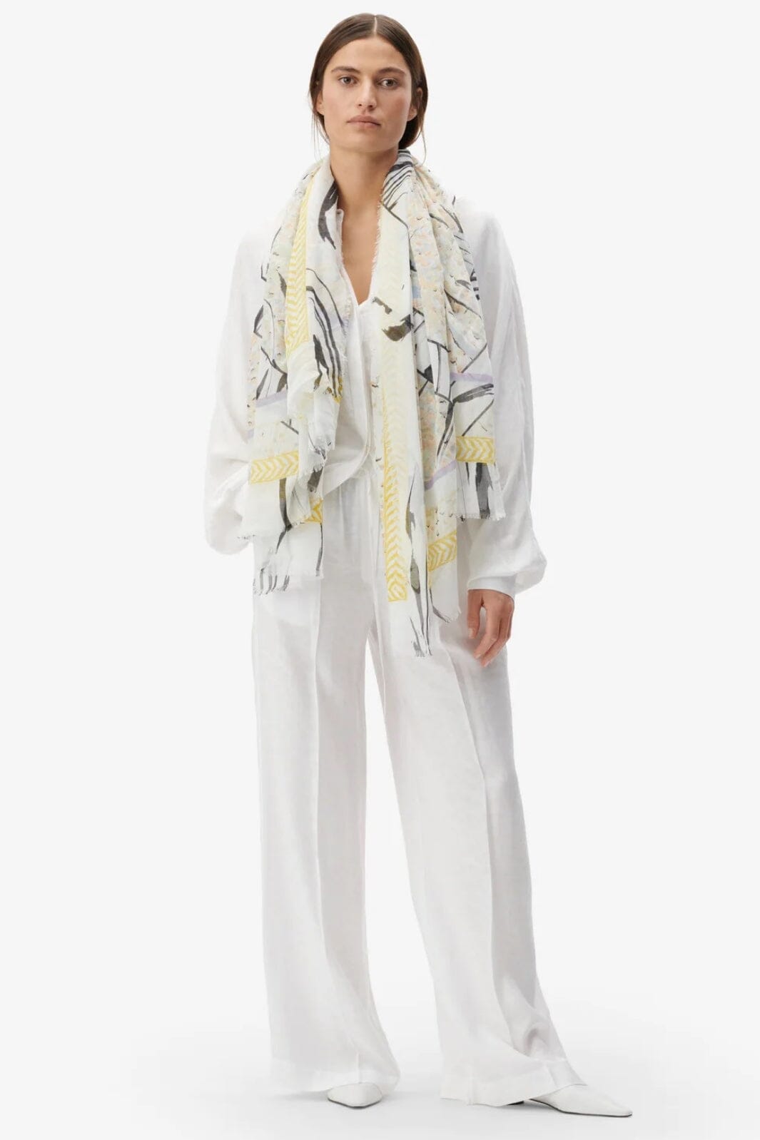 Lala Berlin Scarf Avena dark heritage wave