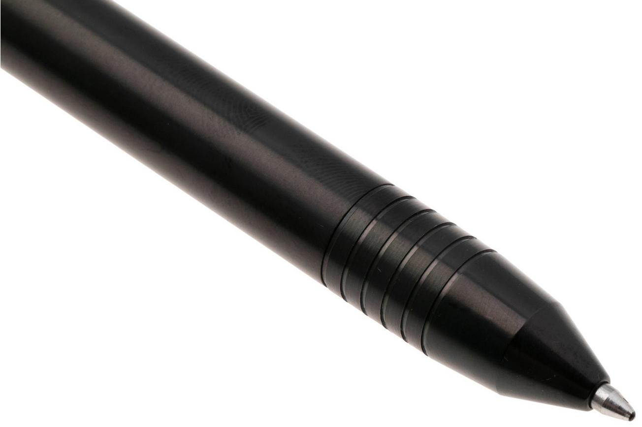Big Idea Design Base Line Bolt Action Pen BS-BA-DLC Black DLC Titanium, everyday carry pen