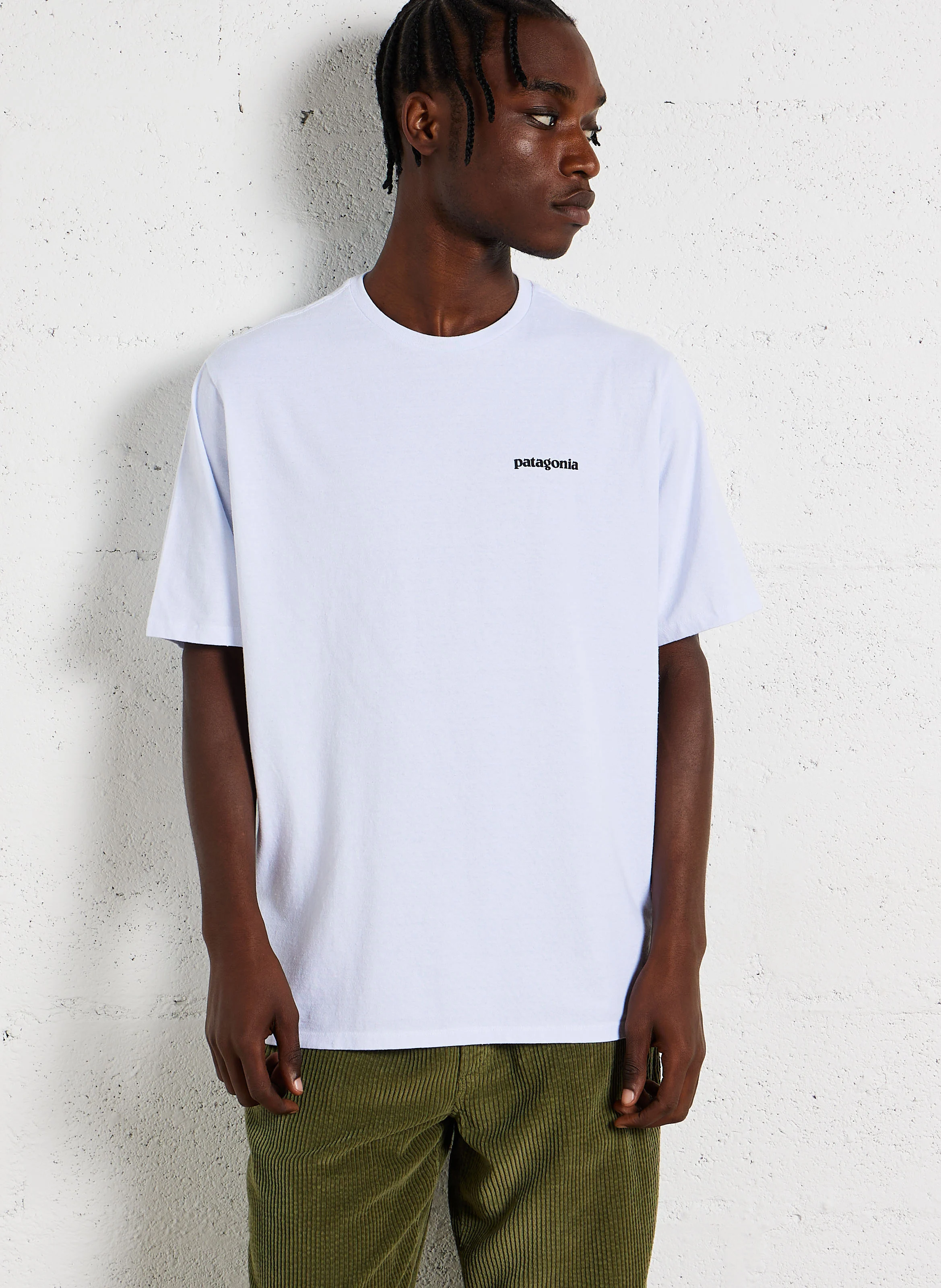 Tee-shirt col rond regular-fit sérigraphié en coton mélangé | Multicolore