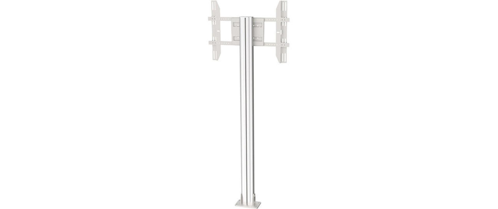 Standfuss 2395 Silber<br>Bodenmontierter Displayständer für sitzende oder stehende Zuschauer