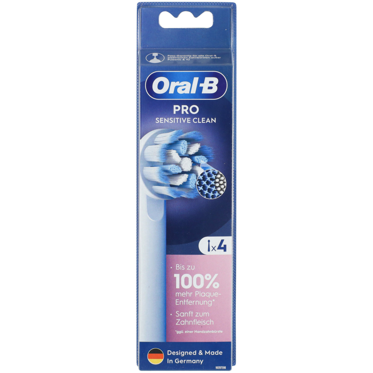 Oral-B PRO SENSITIVE CLEAN Aufsteckbürsten 4 Stück