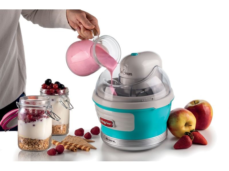 Ariete Glacemaschine Party Time ARI-643-BL 1.5 l, Blau/Weis Eiskrem-Maschine