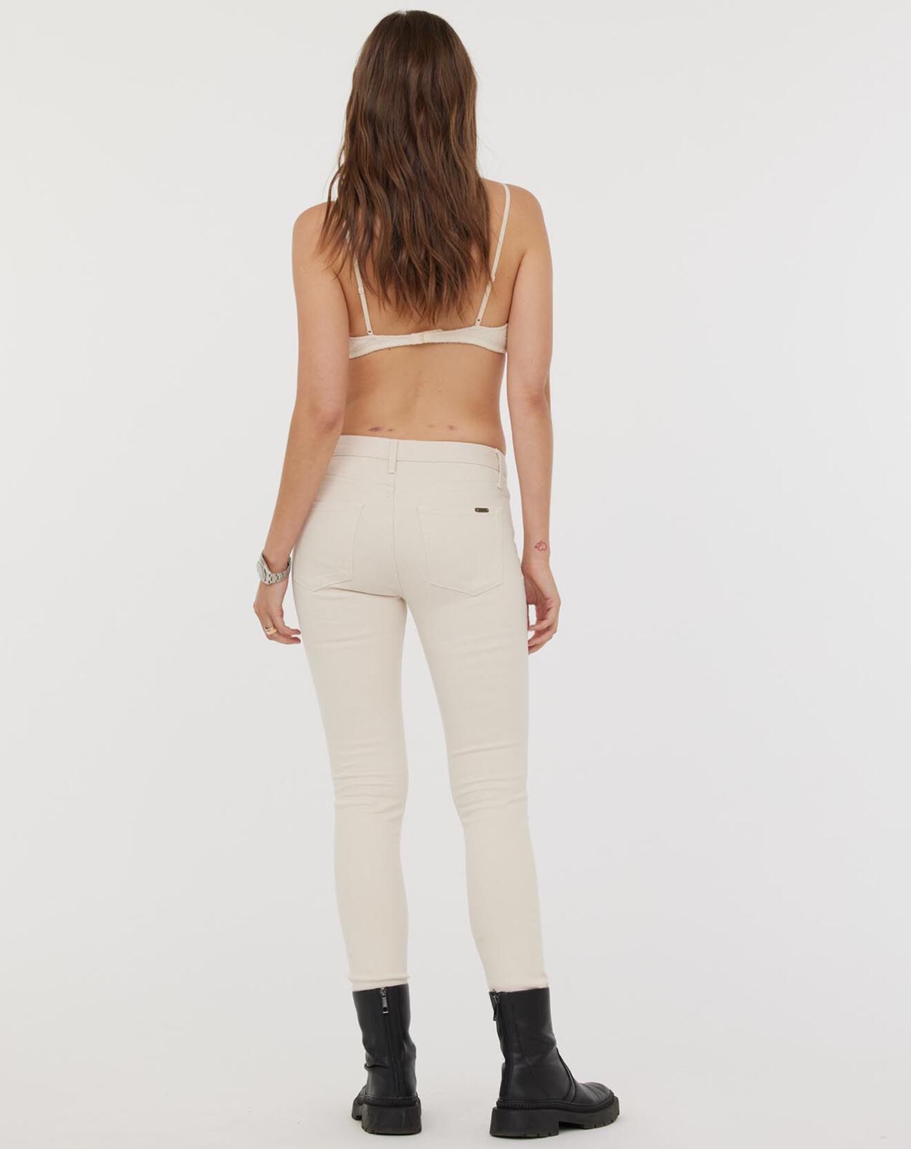 Acquaverde Jean slim  Scarlett naturel