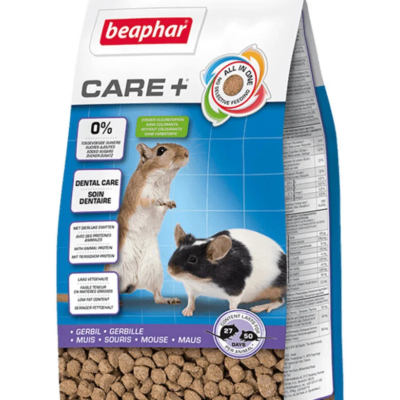 Alimento Beaphar Care+ para gerbos e ratos
