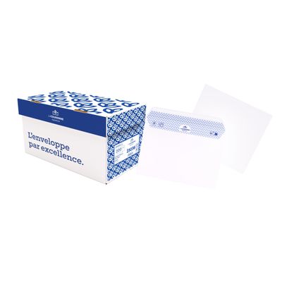 La Couronne - 200 Enveloppes C5 162 x 229 mm - 90 gr - sans fenêtre - blanc - bande auto-adhésive - Ouverture facile
