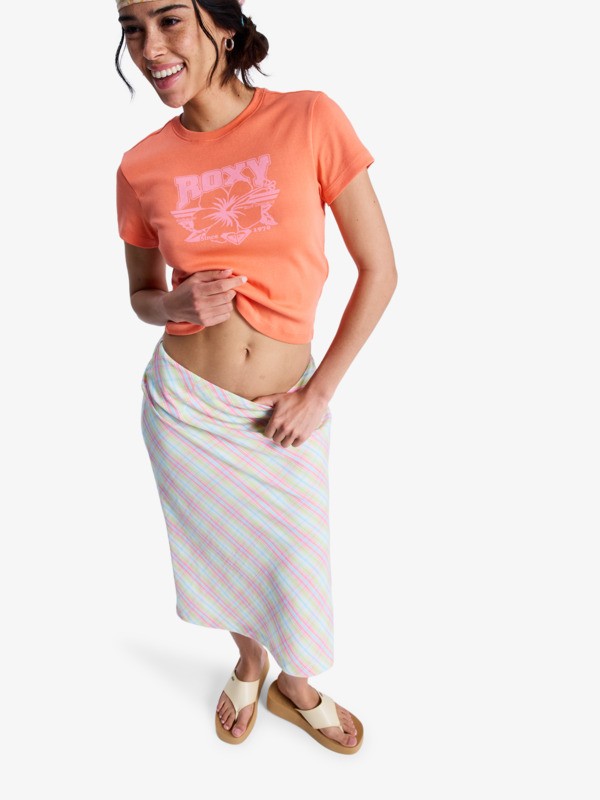 Summer Delight Jupe midi Blanc Femme
