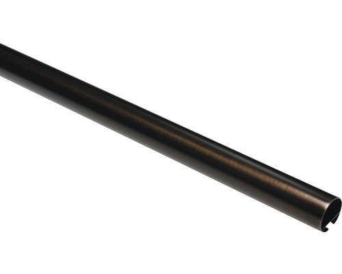 Gordijnroede met binnenrail I Windsor brons 160 cm Ø 25 mm