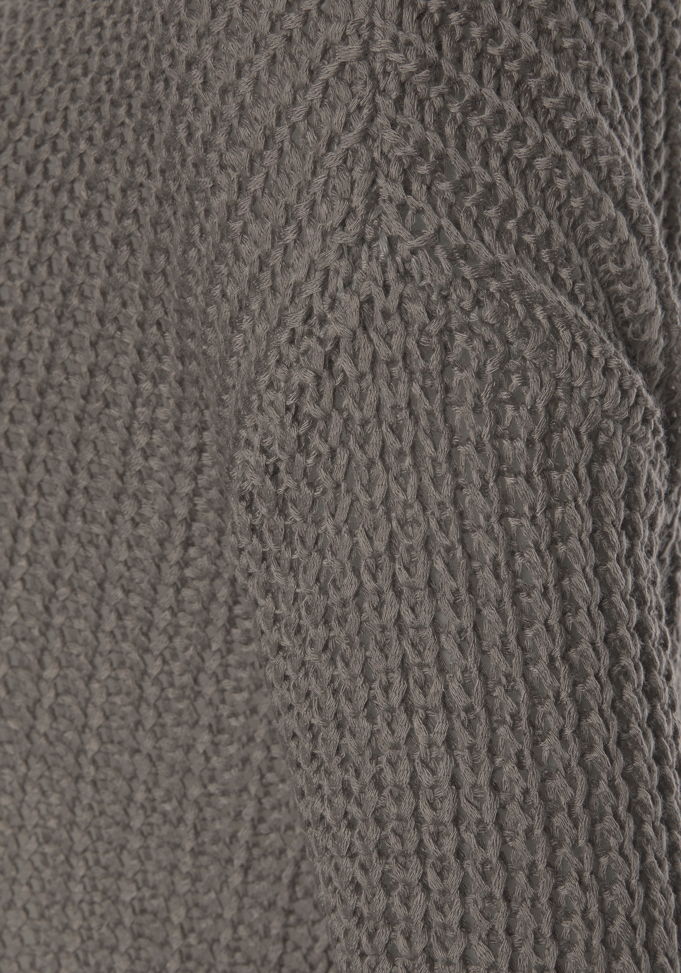 LASCANA Rundhalspullover , aus weichem Grobstrick, lockerer Strickpullover, Damenpullover