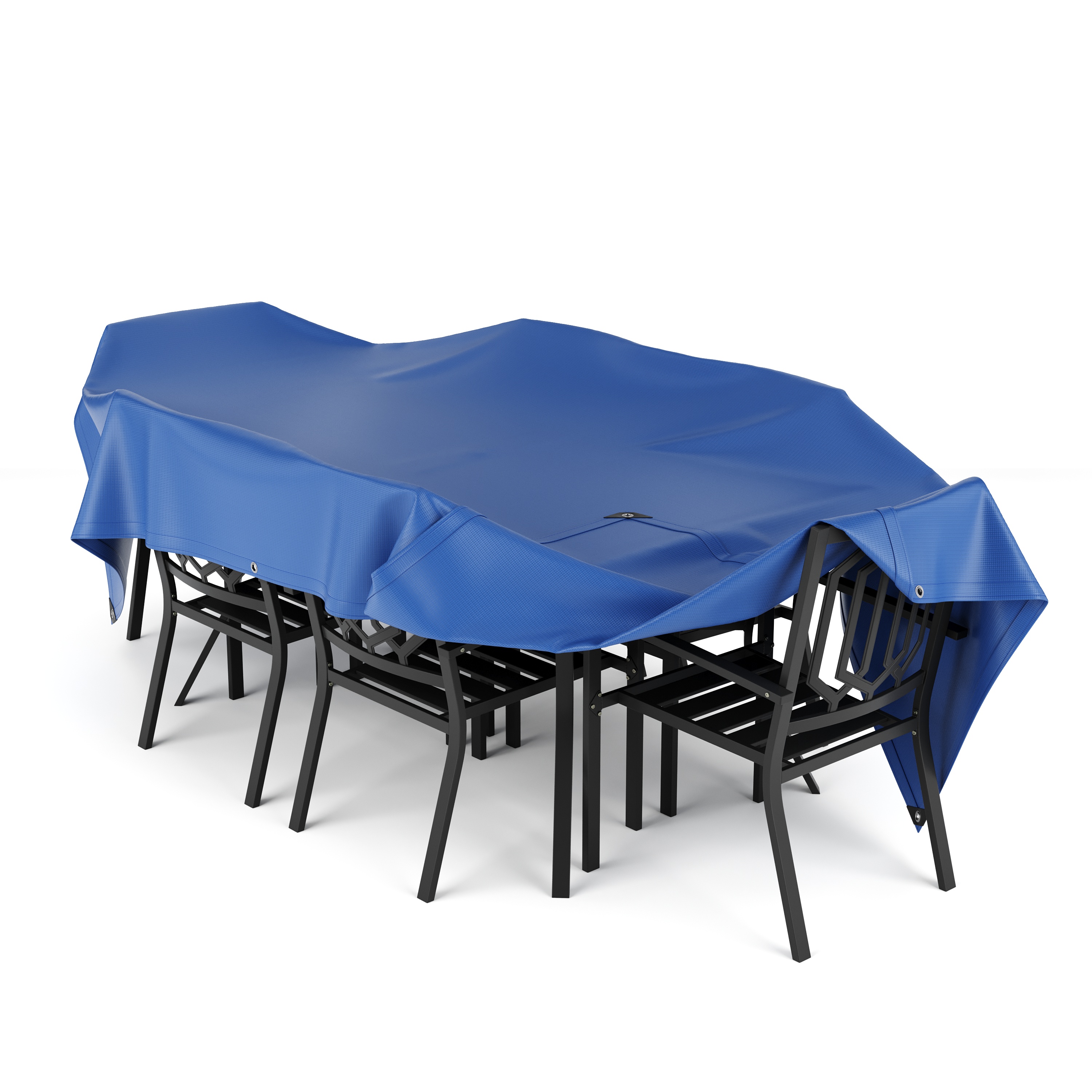 Abdeckplane PVC 450g/m2 blau 3 x 4 m