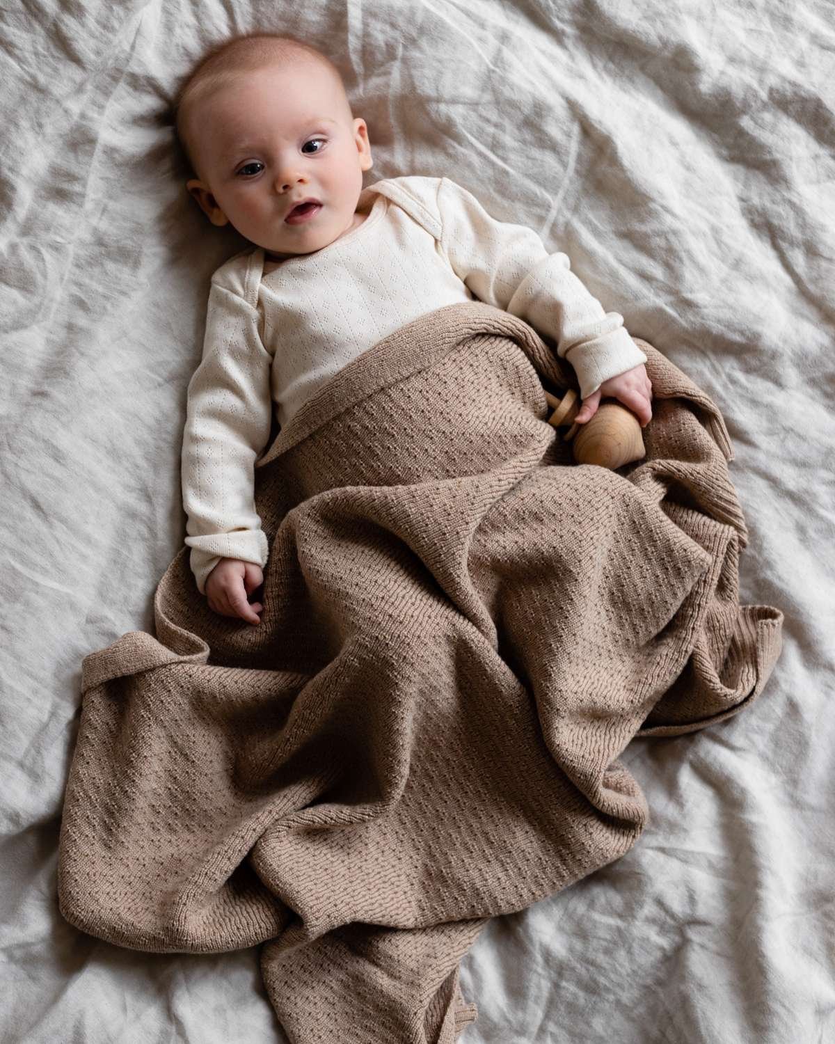 Babyteppe Ull – 100% Merino, Ubehandlet – Dora