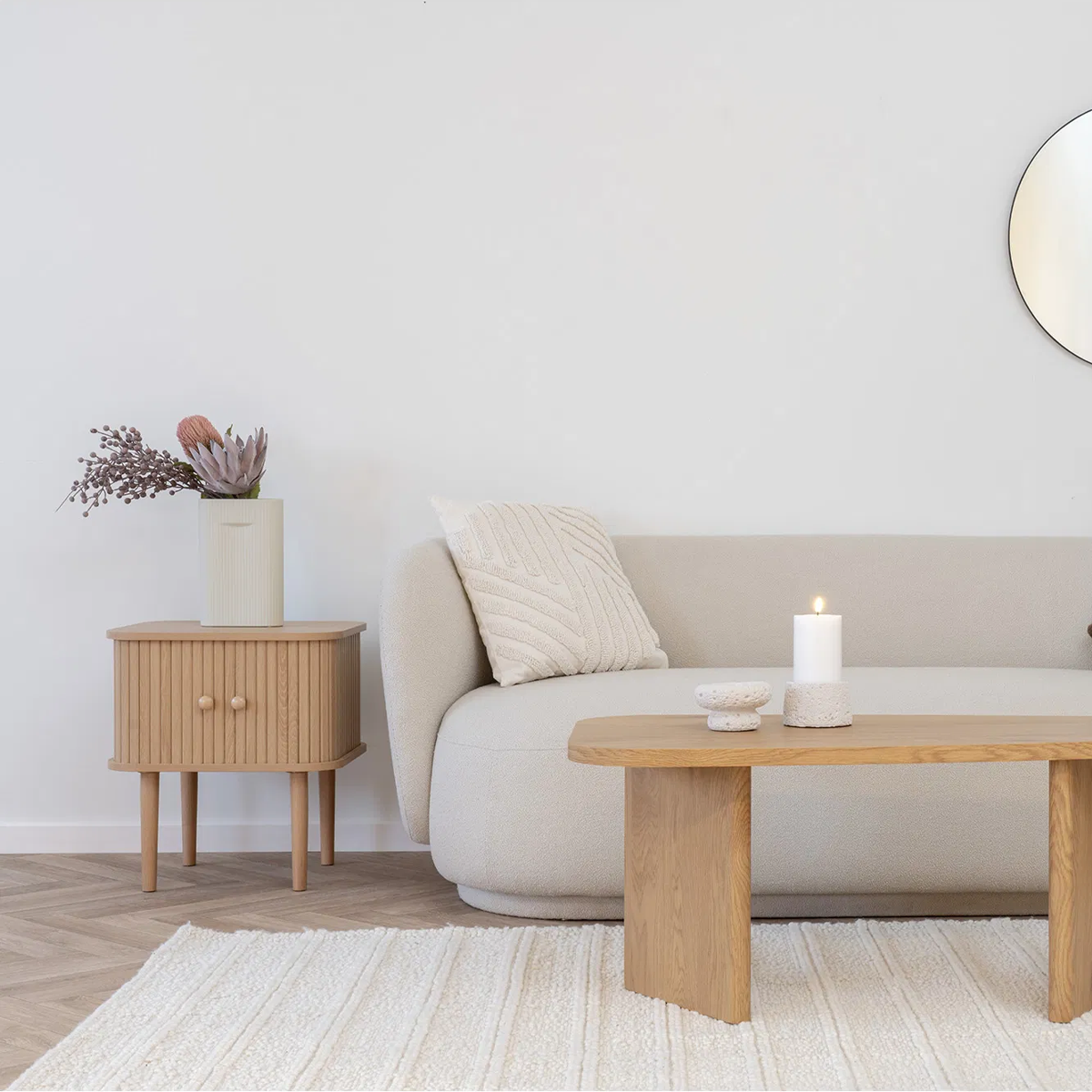 Bijzettafel Ties Naturel