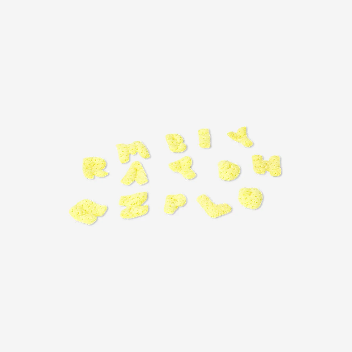 Alfabetiske, salte chips