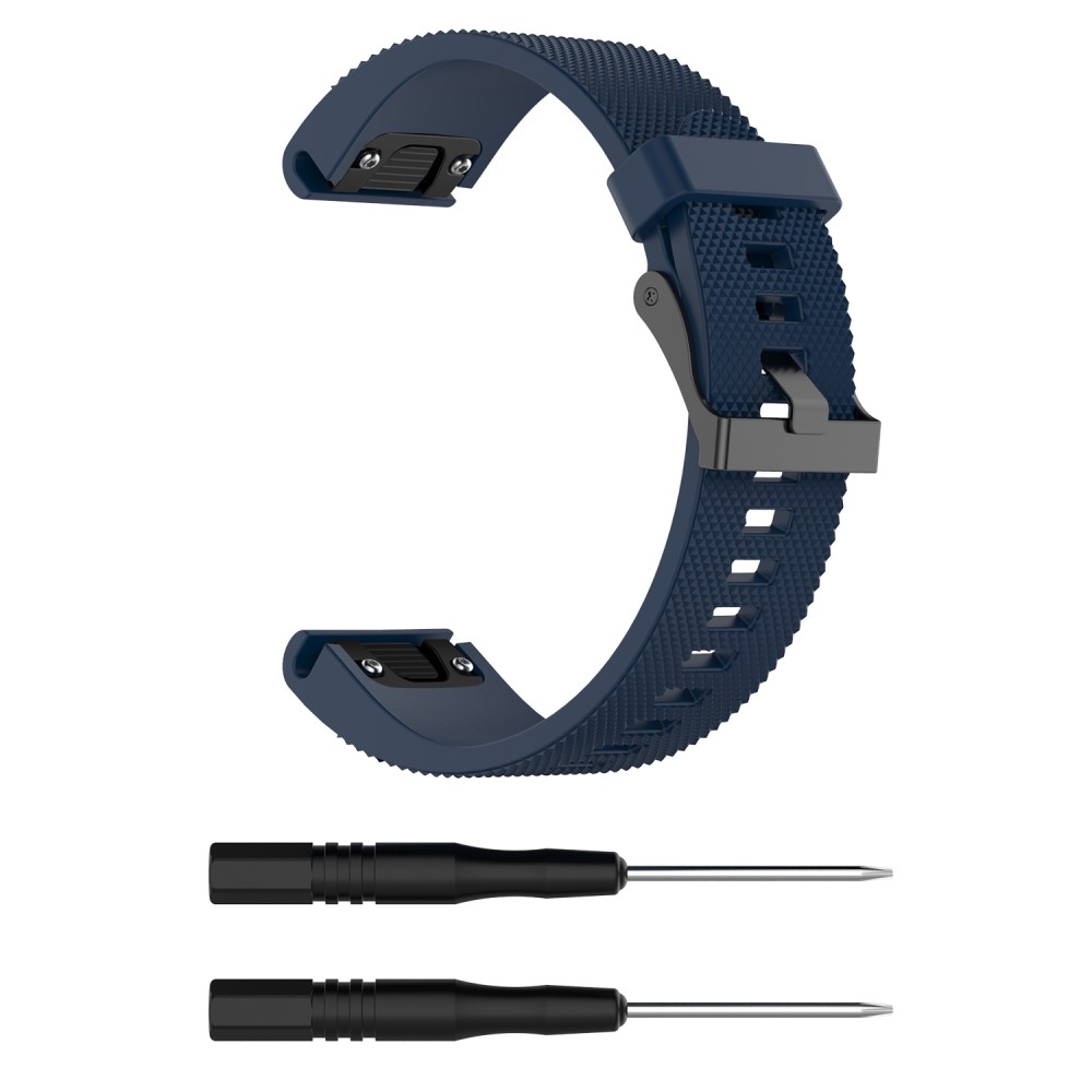Garmin Fenix 6S / 6S Pro / 5S / 5S Plus Ersatz Silikon Sport Armband (Gelenkumfang: 160-210 mm) - Dunkelblau