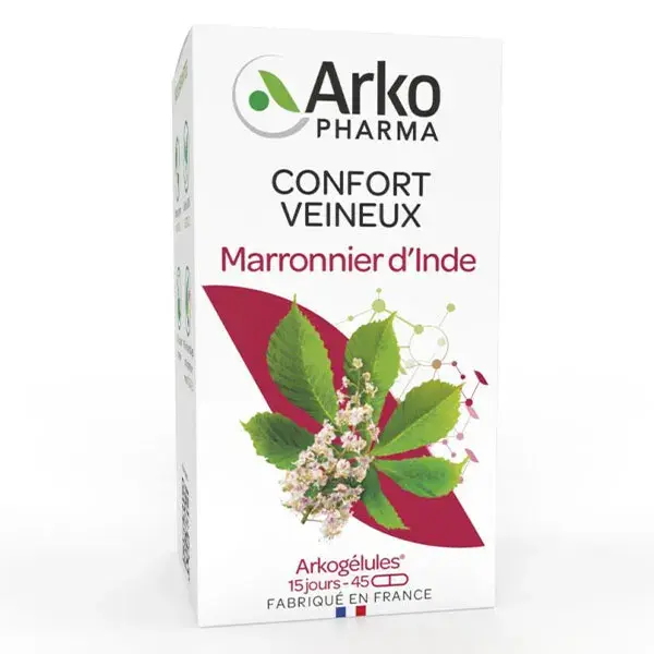 Arkopharma Arkogélules Castanha-da-Índia Orgânica 45 cápsulas