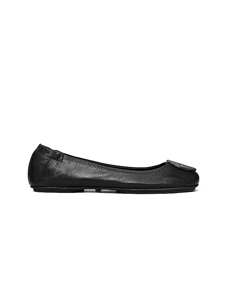 TORY BURCH Ballerina MINNIE PAVE schwarz