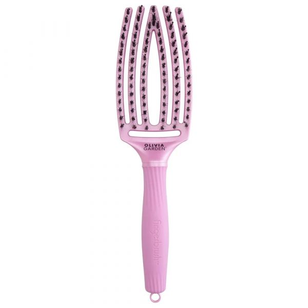 Olivia Garden Finger Brush Arctic Lights Celestial Pink