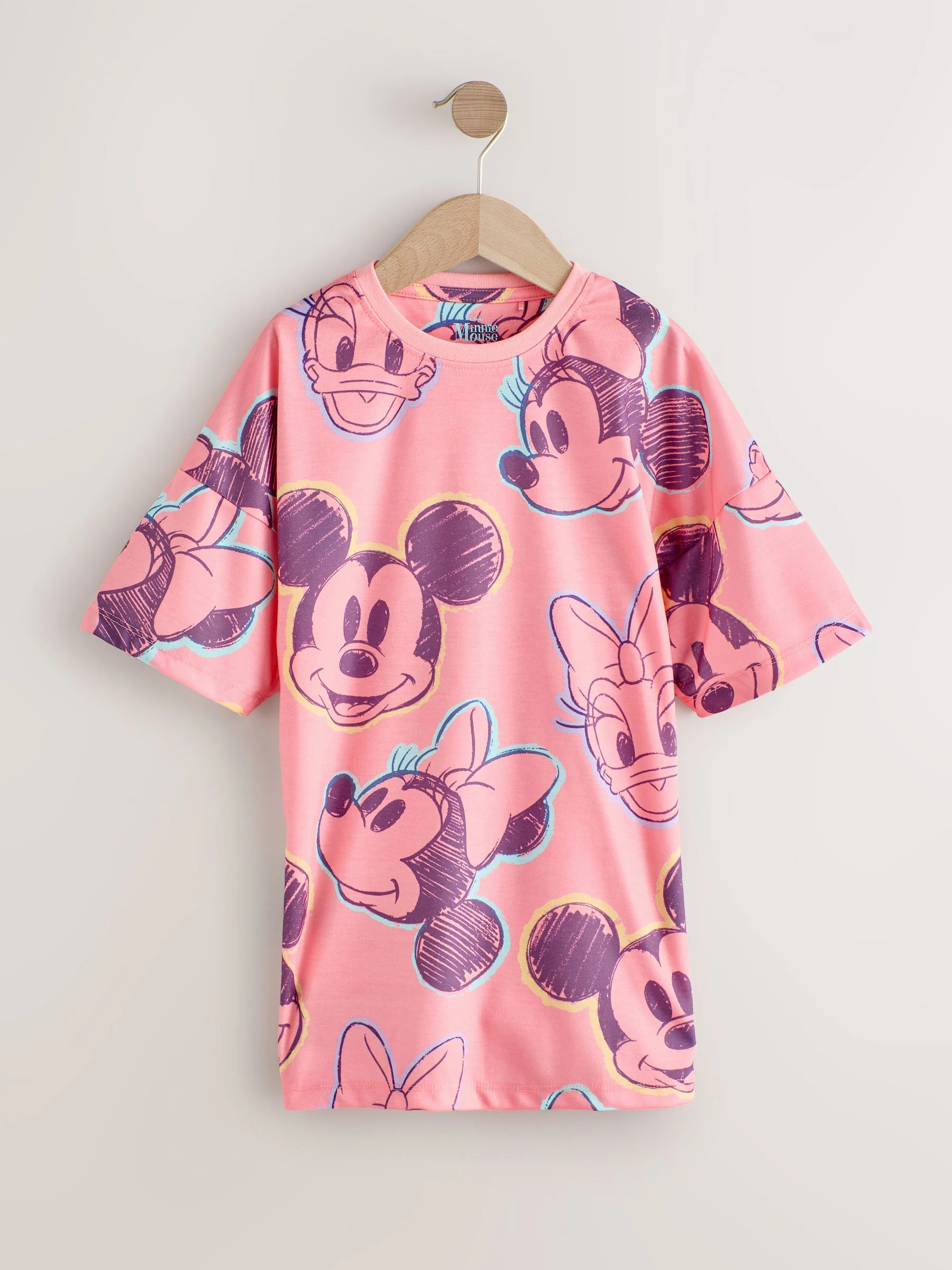 Roze - Verpakking van 2 Minnie Mouse nachthemden (2 - 15 jr)