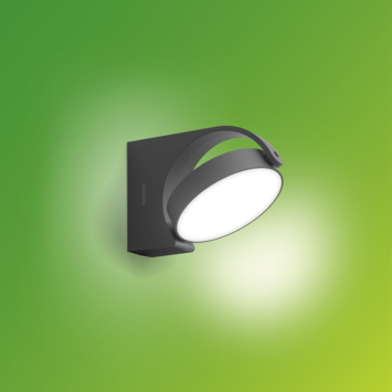 Philips wandlamp buiten Mimosa antraciet