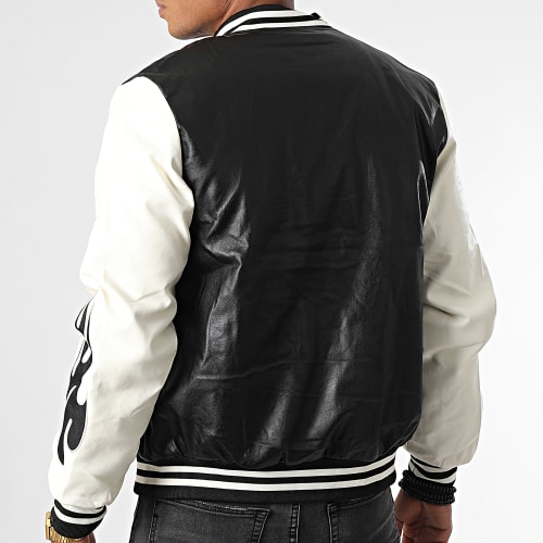 Veste Teddy ART-4 Noir Beige