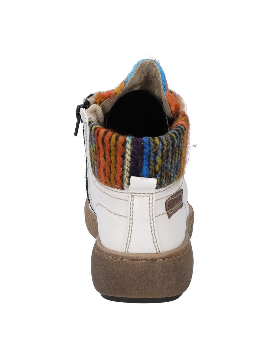 Stiefelette Maren 06, weiss-multi