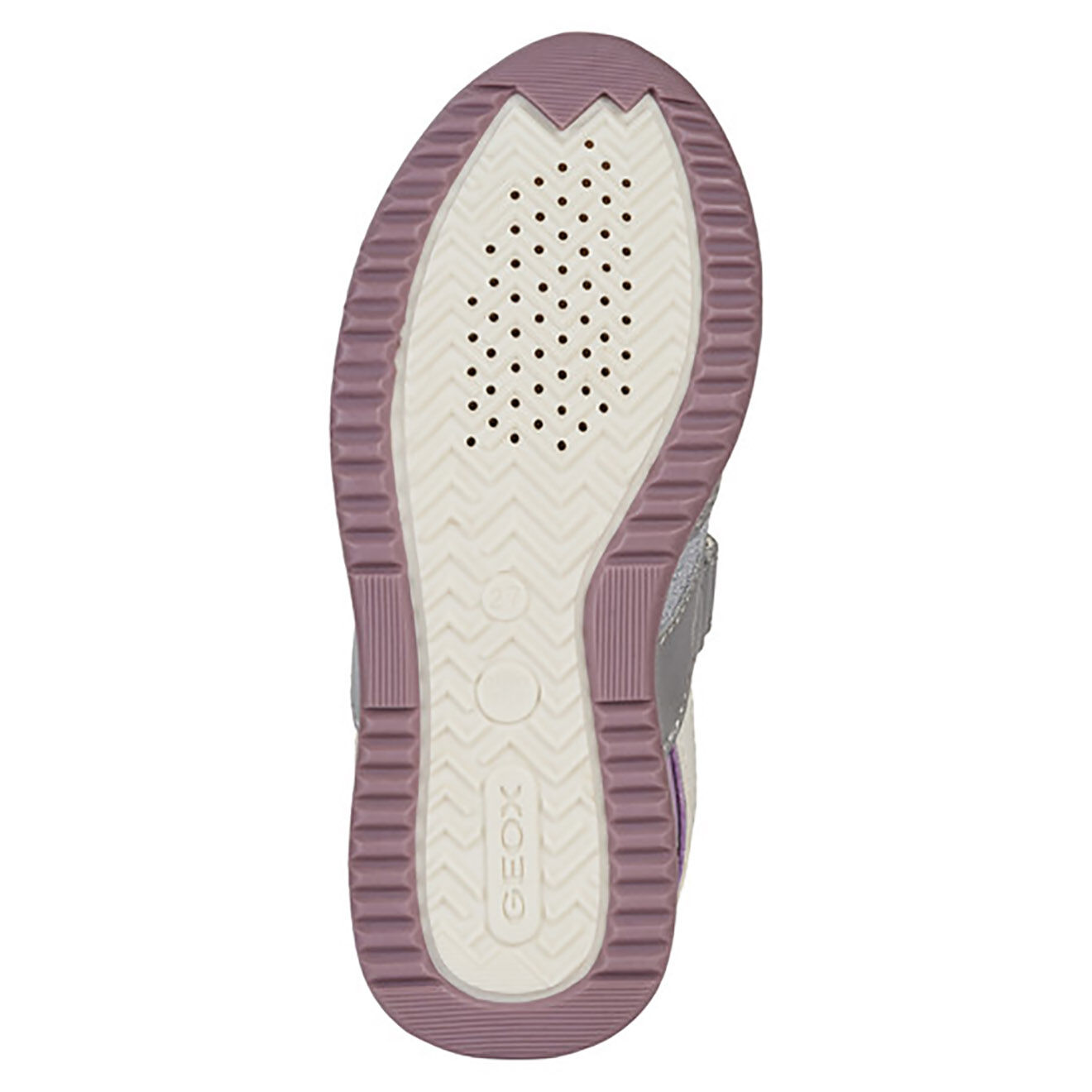 Geox Baskets Jensea argenté/lilas