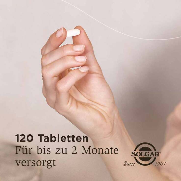 Solgar Haut Haare Nägel Komplex Tabletten, 120 St