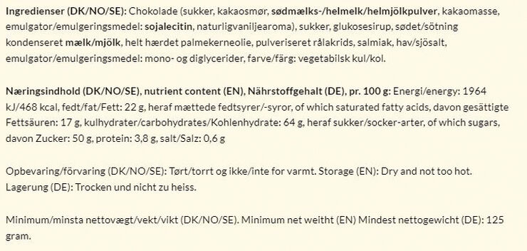 Bagsværd Lakrids Guld Symfoni, æske 125 gr