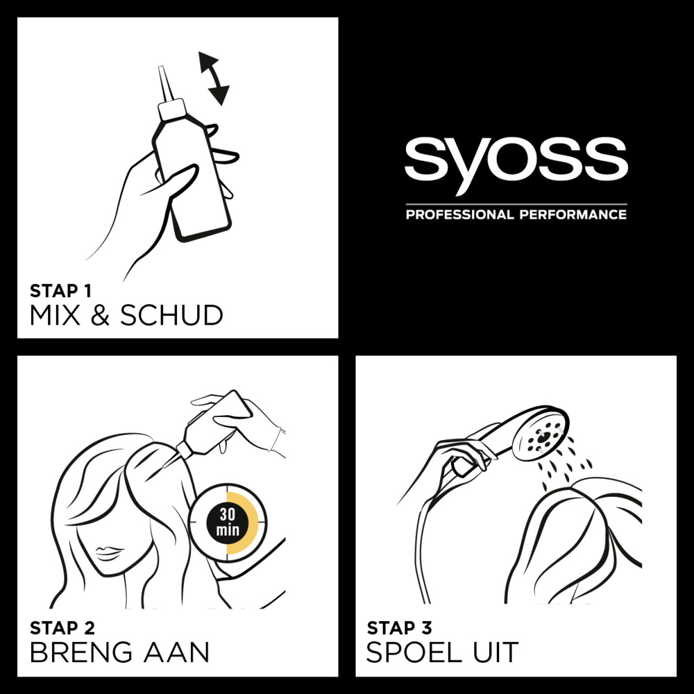 Syoss Oleo Intense Haarverf 2-10 Bruinzwart