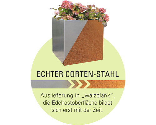Palatino Limax One plantenbak 150 x 100 x 75 cm bruin