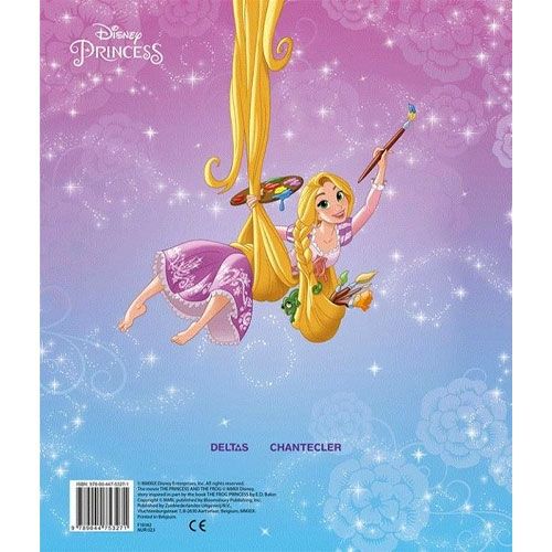 Uitgeverij deltas kleur- en stickerboek disney prinsessen