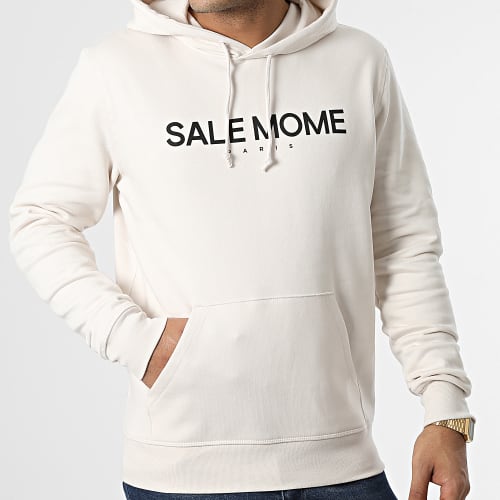 Sweat Capuche Lapin Beige Noir